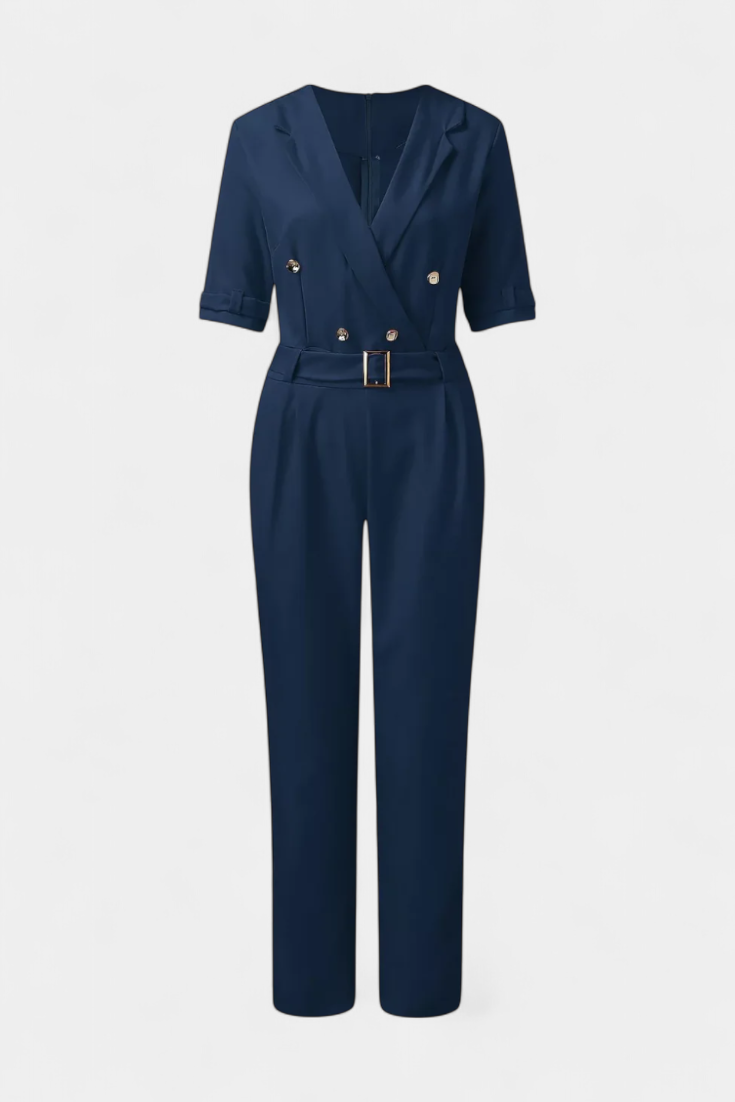 Vivienne Combinaison à Décolleté en V et Silhouette Fluide