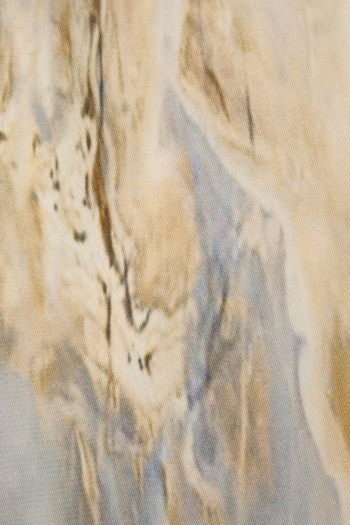 Inna Pantalon Droite à Imprimé Marbré Élégant