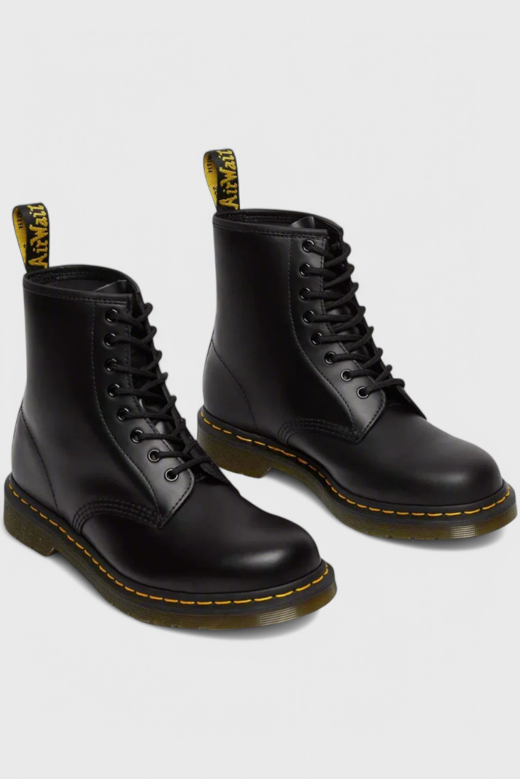 Addison Bottes Hautes à Lacets en Cuir Synthétique