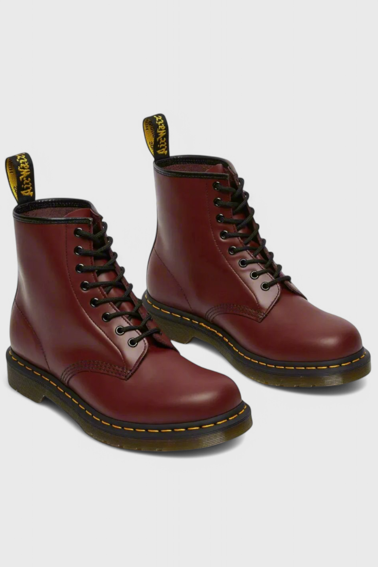 Addison Bottes Hautes à Lacets en Cuir Synthétique