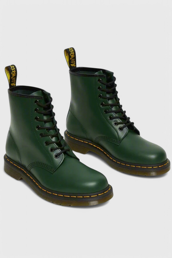 Addison Bottes Hautes à Lacets en Cuir Synthétique