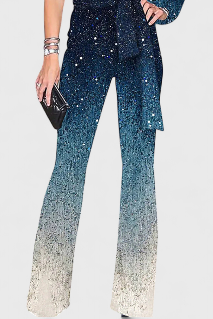 Cintia Combinaison Asymétrique à Finition Brillante