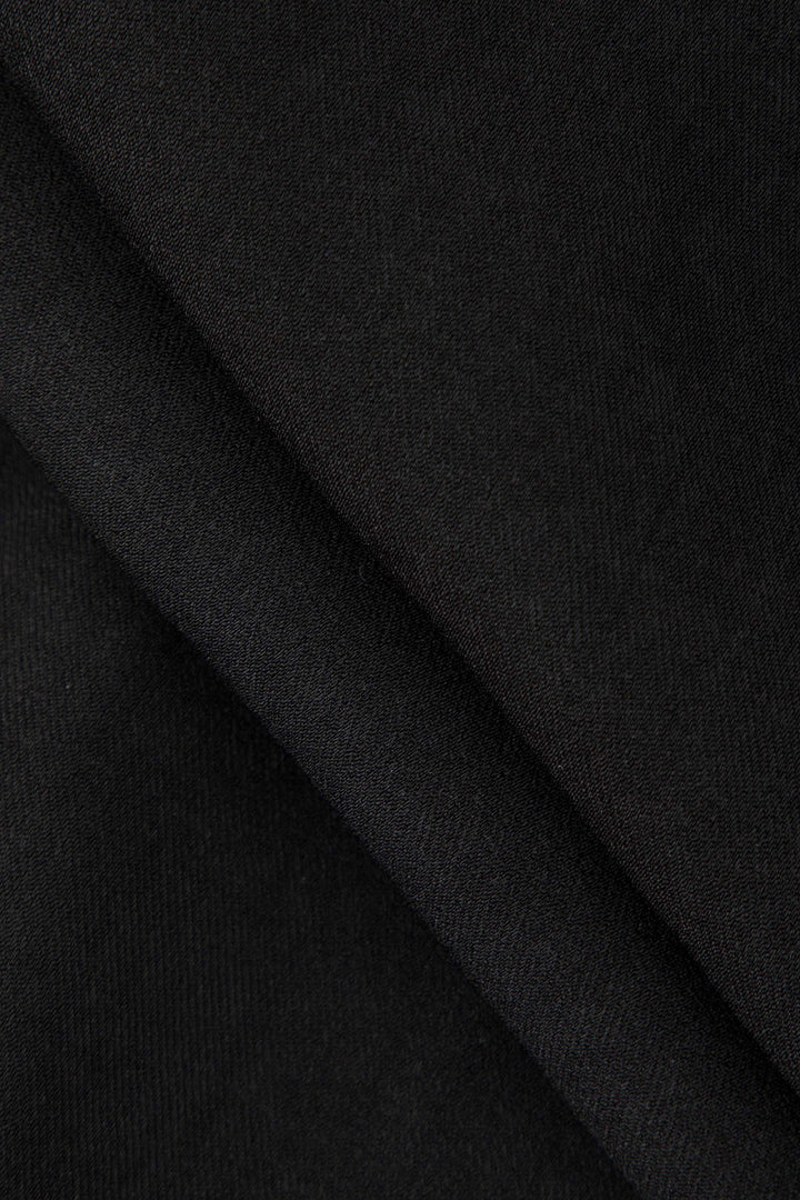 Oaklyn Pantalon Droit à Taille Enveloppante et Chute Fluide