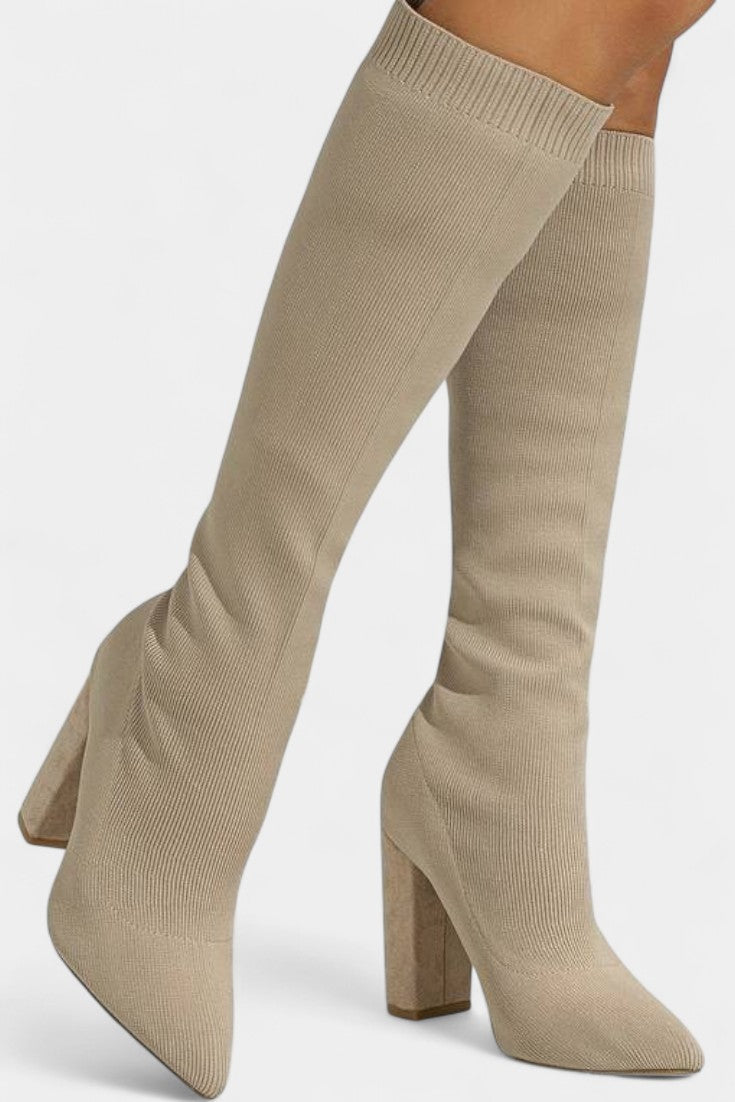 Frédérique Bottes Chaussettes à Talon Bloc