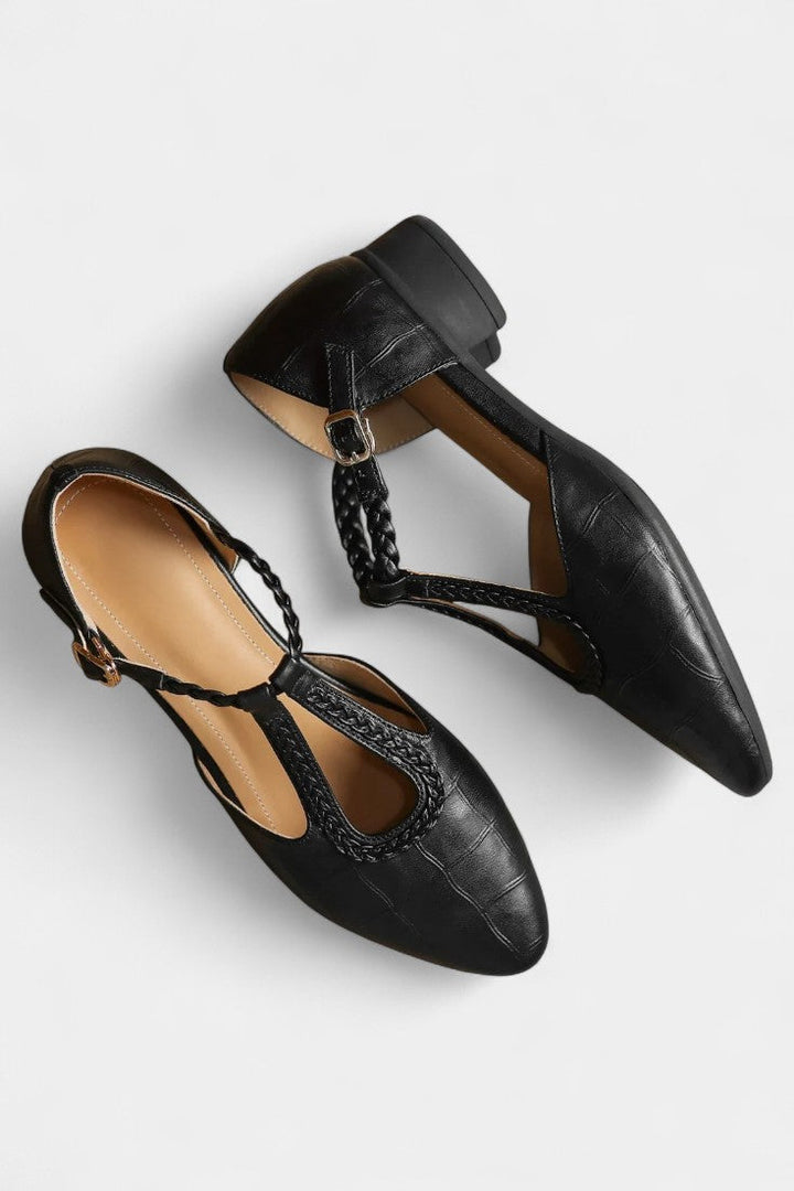 Kepa Mary Janes Plates à Bande en T Élégante