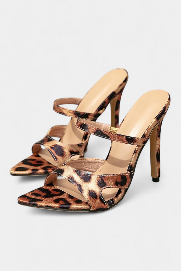 Annai Talons Classiques à Pointe Aiguisée et Finition Brillante