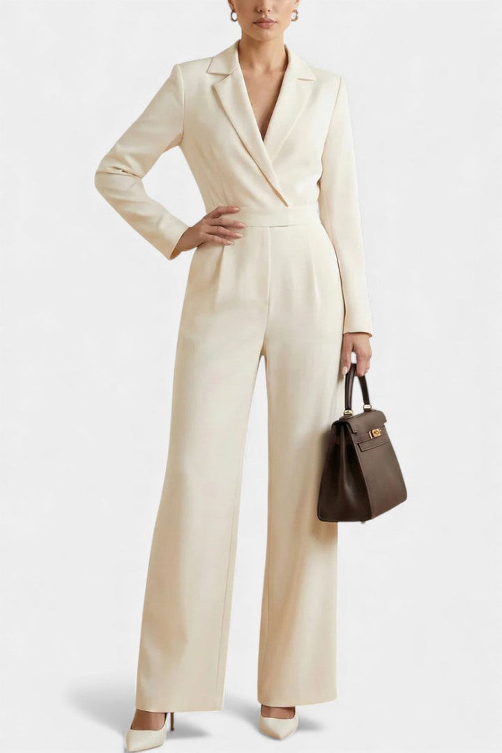 Ximena Combinaison à Manches Longues Taille Haute avec Poches