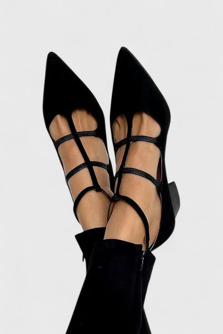 Wiltrud Chaussures à Bout Pointu et Sangle Fine