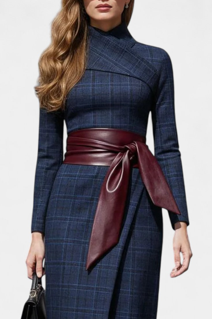 Nayeli Robe Asymétrique Couture Élégante