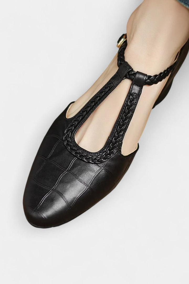 Kepa Mary Janes Plates à Bande en T Élégante