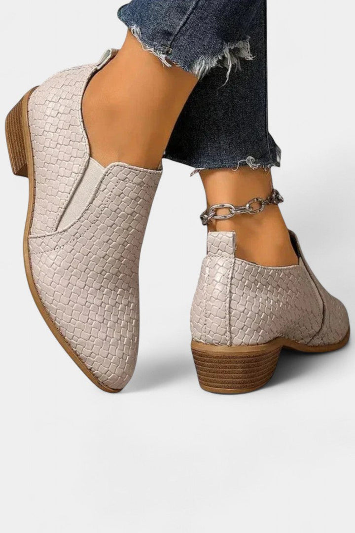 Evran Escarpins à Talon Bloc Confort Orthopédique