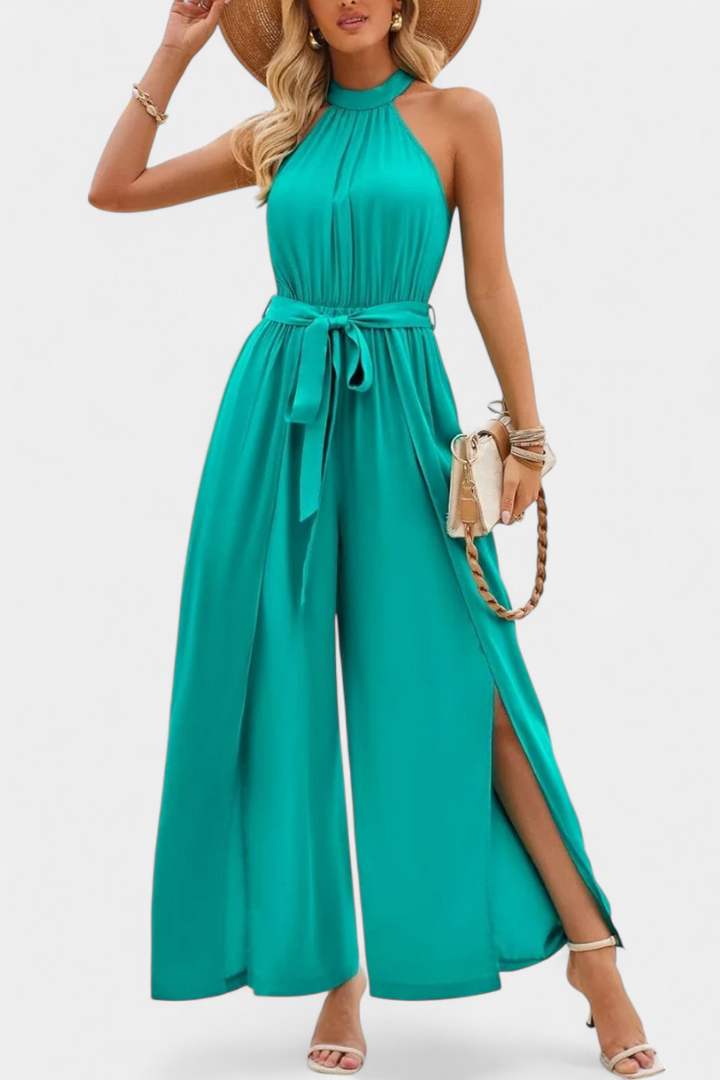 Nyree Combinaison Asymétrique à Manche Unique et Détail Nœud