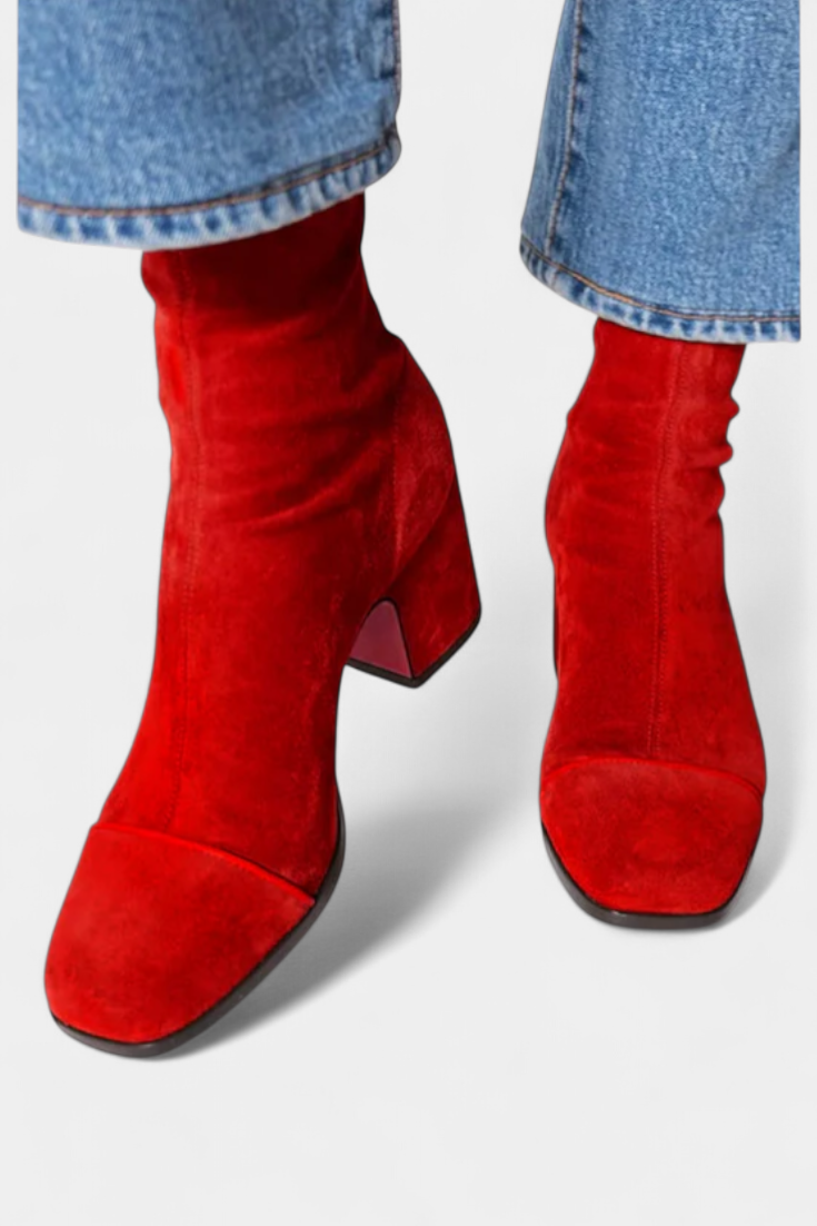 Erica Bottes Modernes à Talon Épais et Silhouette Intemporelle