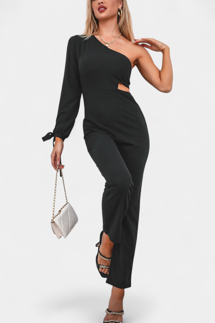 Sahar Combinaison Asymétrique à Détail Noué