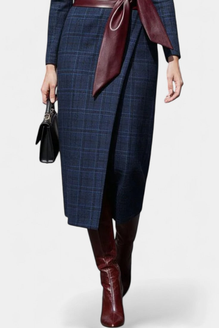 Nayeli Robe Asymétrique Couture Élégante