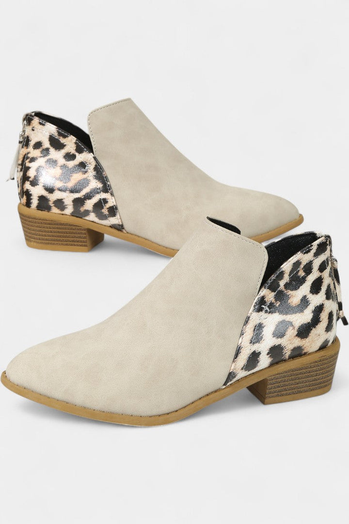 Janicee Bottes Orthopédiques Léopard à Style Audacieux