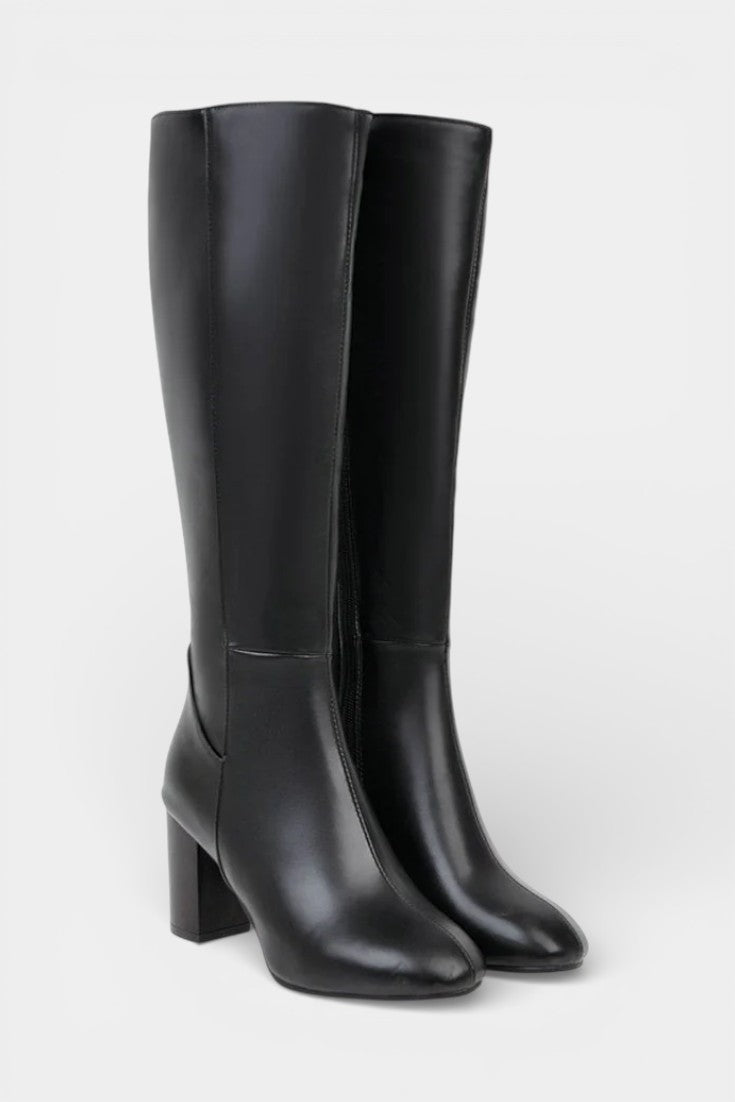 Querida Bottes Élégantes à Zip et Talon Bloc Confort