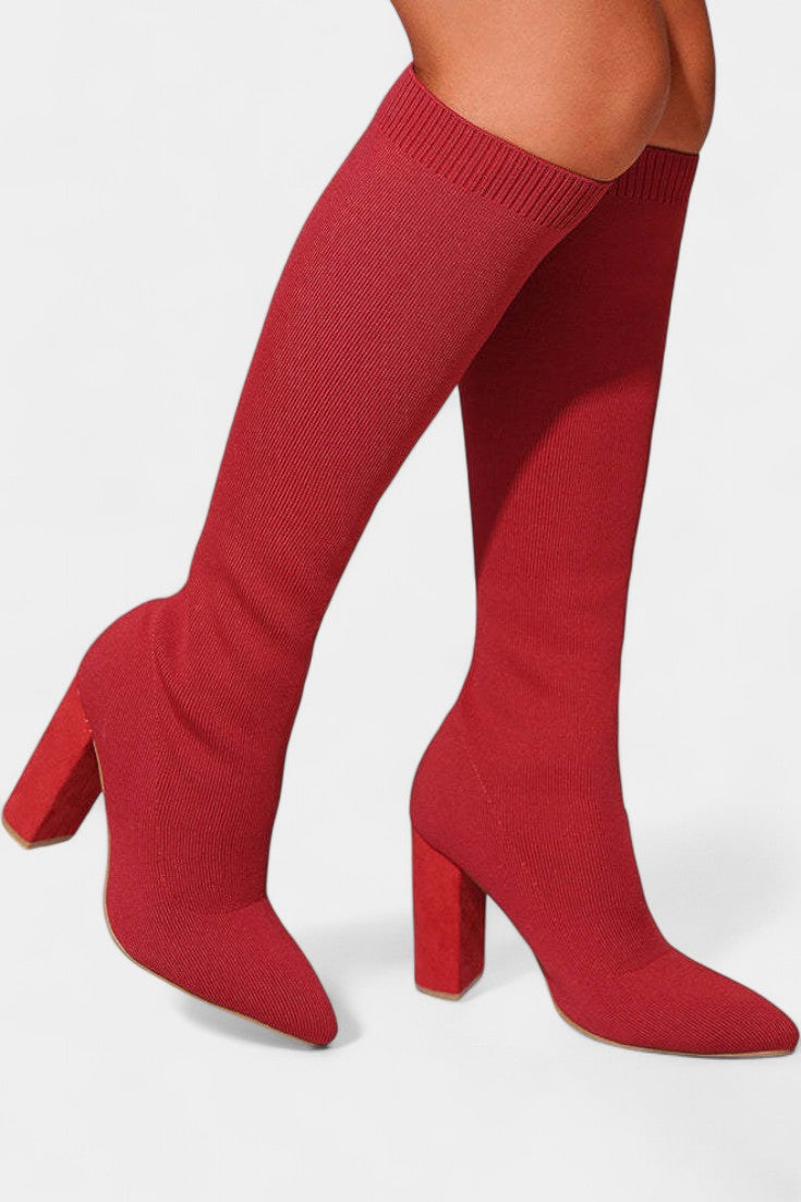 Frédérique Bottes Chaussettes à Talon Bloc