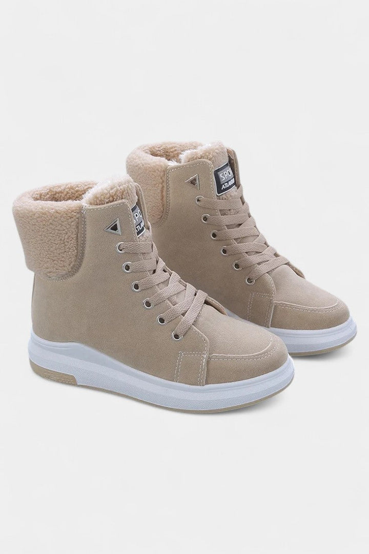 Carya Baskets Hautes à Lacets Doublées en Polaire