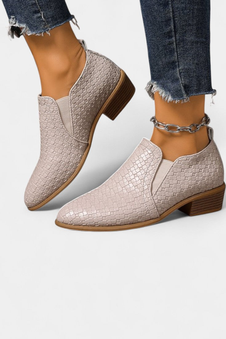 Evran Escarpins à Talon Bloc Confort Orthopédique