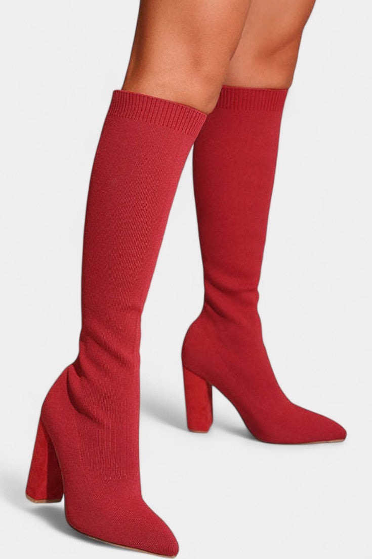 Frédérique Bottes Chaussettes à Talon Bloc