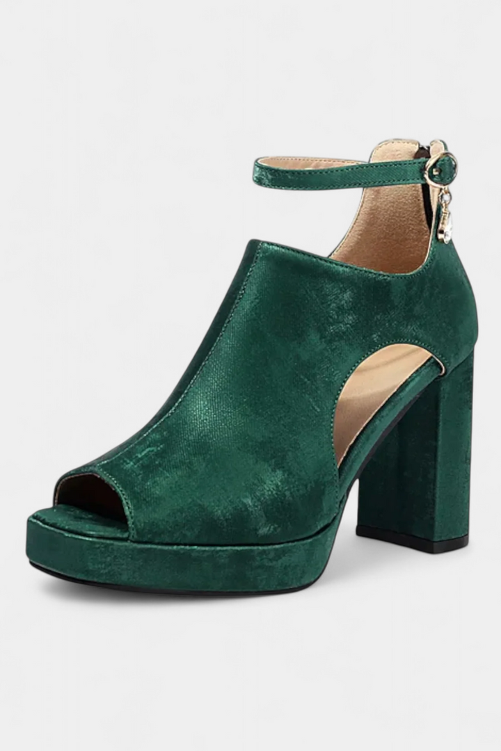 Lopez Talons Épais Multicolores au Design Audacieux