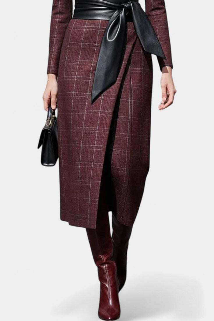 Nayeli Robe Asymétrique Couture Élégante