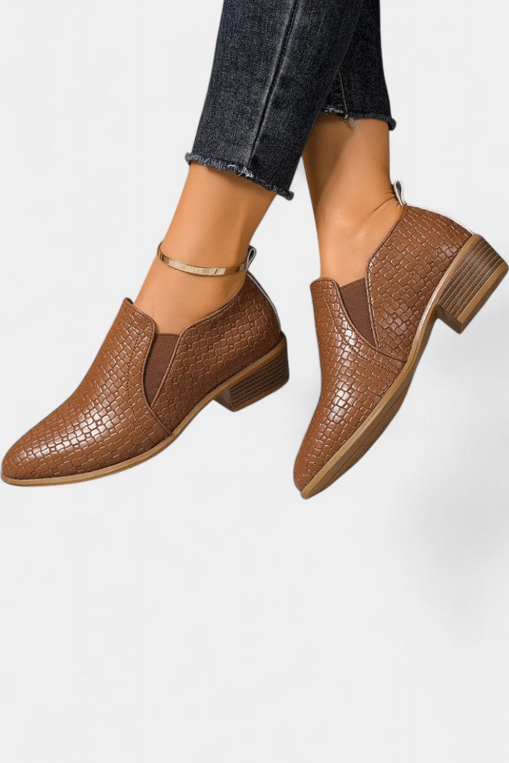 Evran Escarpins à Talon Bloc Confort Orthopédique