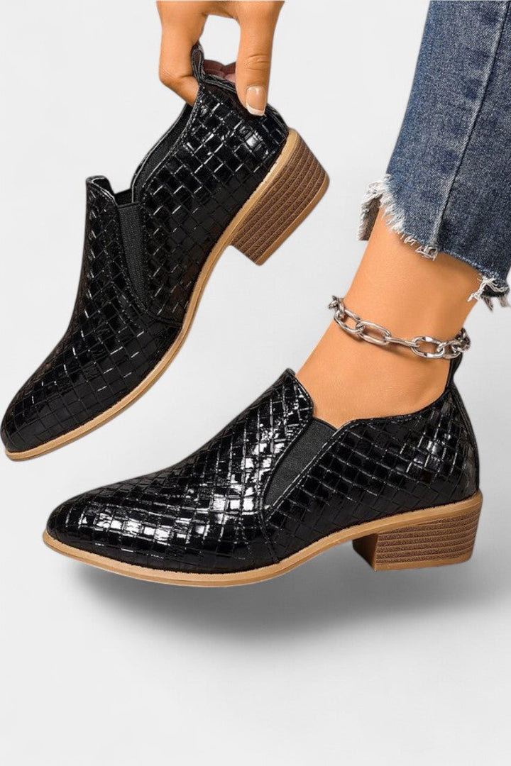 Evran Escarpins à Talon Bloc Confort Orthopédique