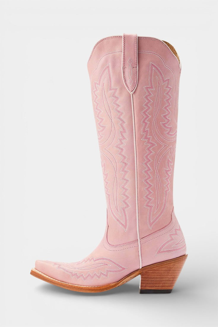 Zélie Bottes Western Vintage Brodées à Bout Pointu