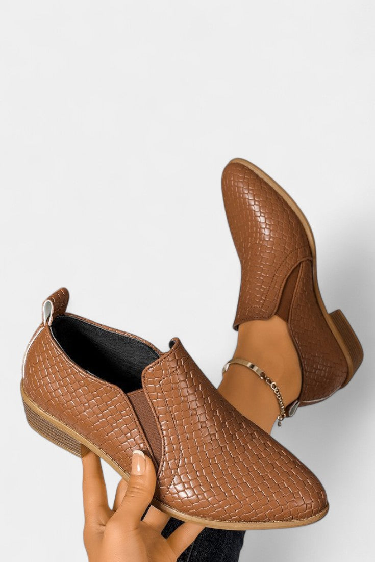 Evran Escarpins à Talon Bloc Confort Orthopédique