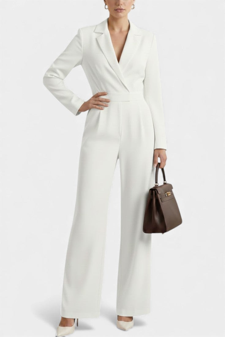 Ximena Combinaison à Manches Longues Taille Haute avec Poches