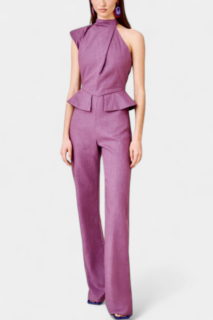 Nerida Combinaison Asymétrique en Lin et Coton