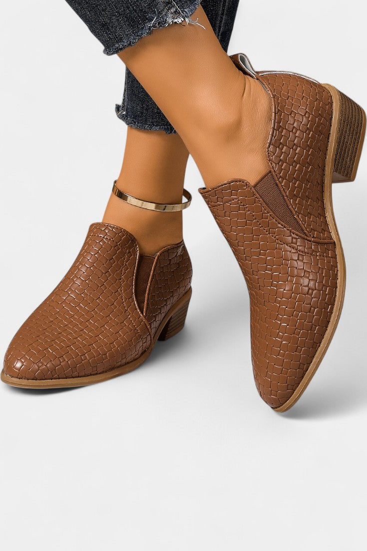 Evran Escarpins à Talon Bloc Confort Orthopédique