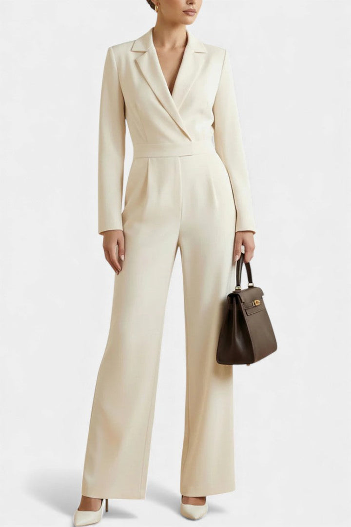 Ximena Combinaison à Manches Longues Taille Haute avec Poches